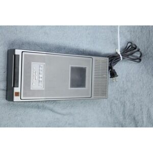 Vintage Solidex 828 VHS Video Cassette Tape Rewinder Gray Electric Auto Unit